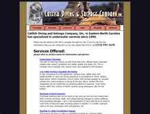 Tablet Screenshot of catfishdiving.com